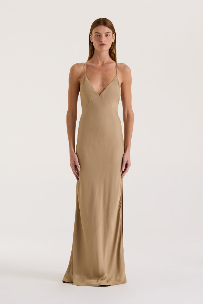 white christmas dresses HENNE SORAIA MAXI DRESS BLACK SIZE 8, 10 – Curated Collection