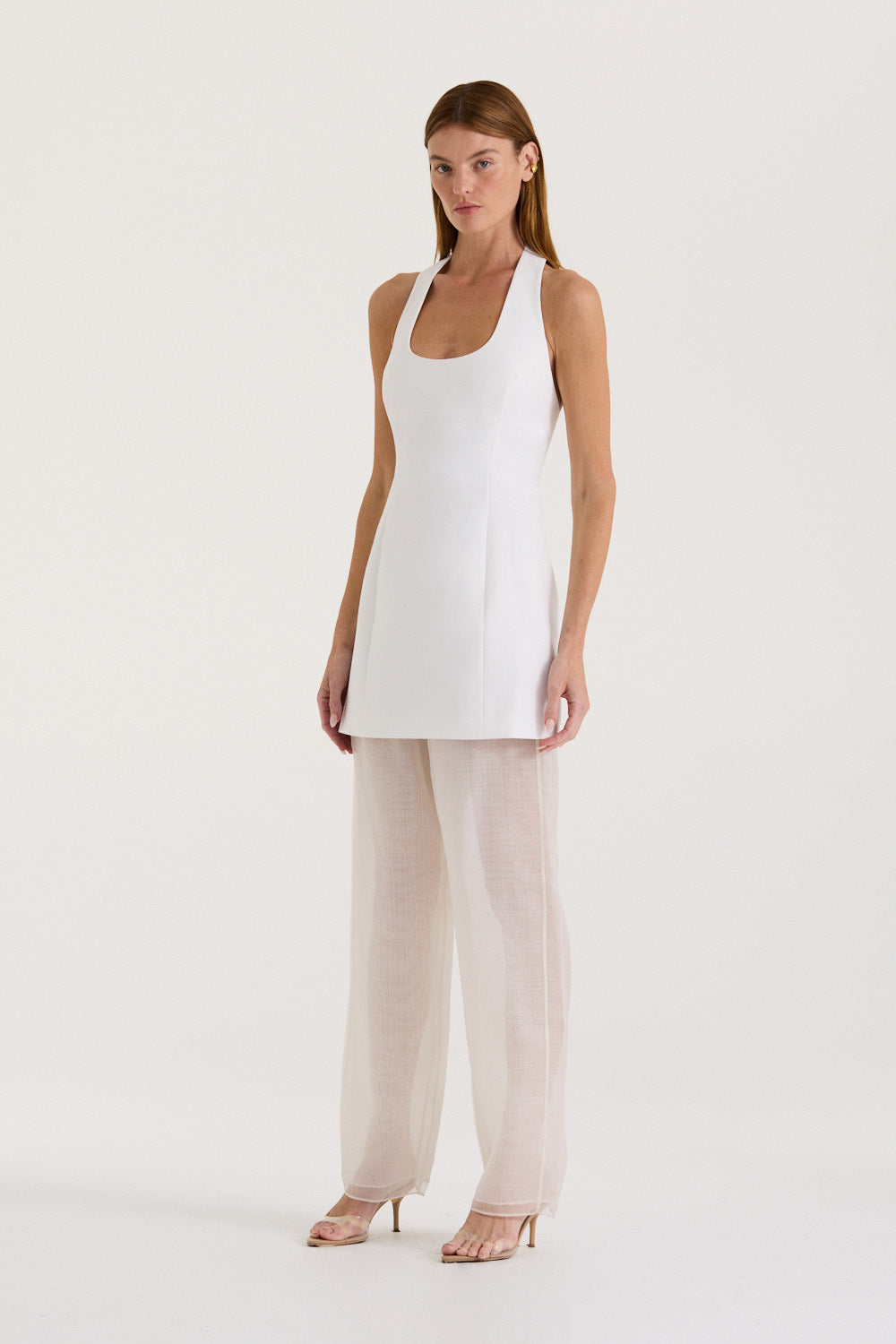 henne halter dress Henne Metallic Knit Maxi Dress Retrofete