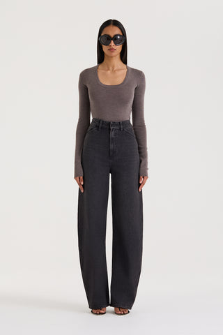 Carr Long Sleeve Scoop Top