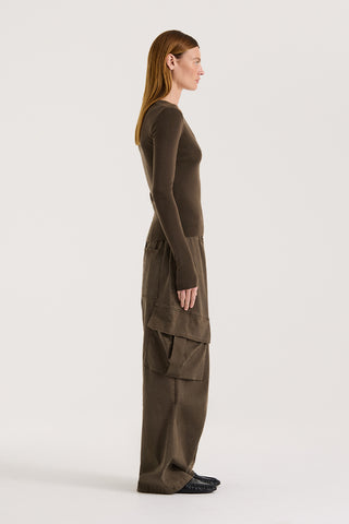 Carr Long Sleeve Scoop Top