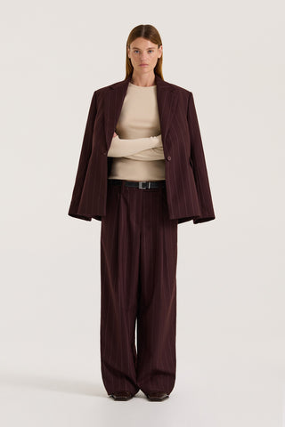 Ornella Pinstripe Blazer