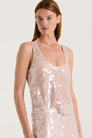 Leanna Sequin Top