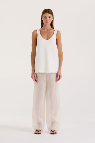 Tasha Sheer Silk Pant