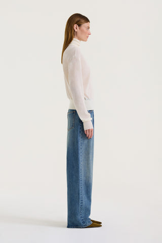Amia Sheer Turtleneck