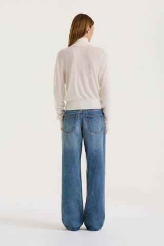 Amia Sheer Turtleneck