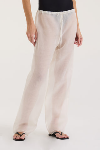 Tasha Sheer Silk Pant