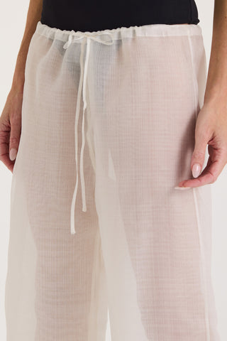 Tasha Sheer Silk Pant