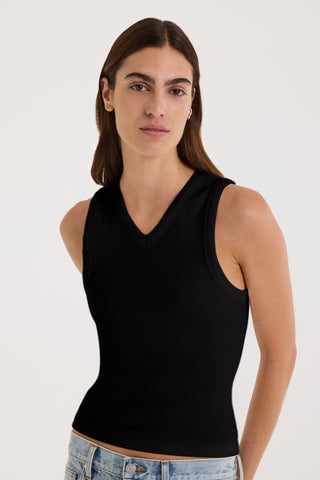 Nori High V-Neck Tank