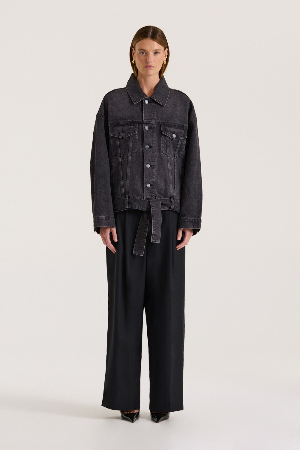 Helena Jacket | Black Denim Jacket | Henne