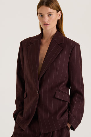 Ornella Pinstripe Blazer