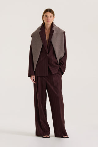 Ornella Pinstripe Blazer
