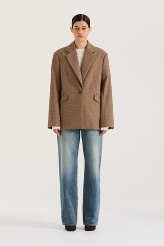 Ornella Checked Blazer
