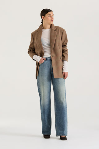 Ornella Checked Blazer