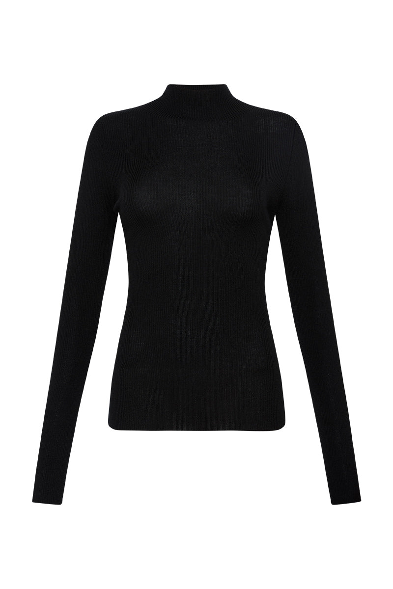 Diadora Black Long Sleeve Shirt Turtleneck Eastwood MADCAP ENGLAND